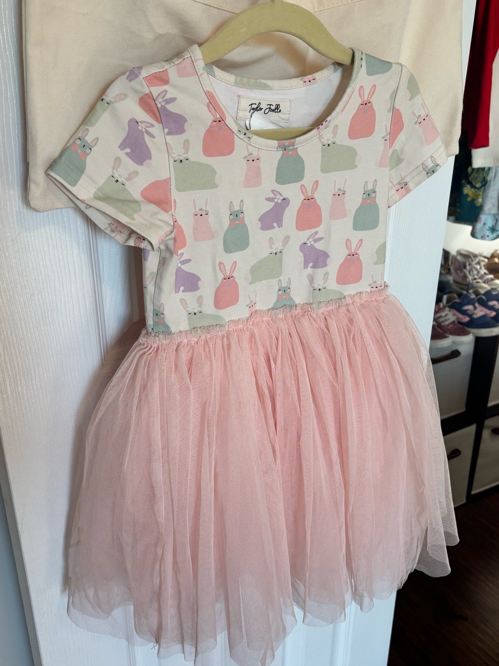 Taylor Joelle Easter Bunny dress sz 5
